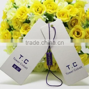2015 Good Quality Best Sale Wholesale Paper Tag/ Printed PVC Tag/Hang Tag for Garment/Case/Bag/shoe thumbnail-1