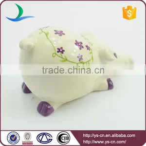Beige Pig Hand Painted Ceramic Home Decoration Accessories thumbnail-4