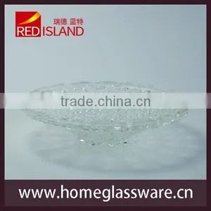 13"Europe Style Crystal Glass Compote and Glass Fruit Tray and Salad thumbnail-1