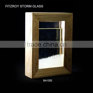 New Developed Wood Frame Fitzroy Storm Barometer BA1202 thumbnail-1
