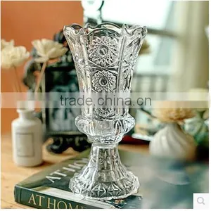 European Home Decration Table Centerpieces Mercury Glass Vase for Flower Arrangements thumbnail-1