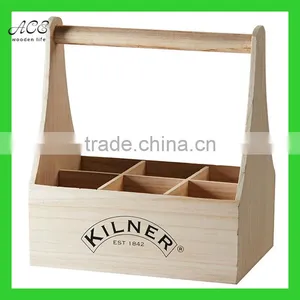 Wooden Bottle Caddy Wine Bottle Caddy Beer Bottle Caddy thumbnail-1