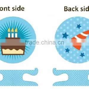 Creative Converting Single Tier Blue Cupcake Stand thumbnail-1