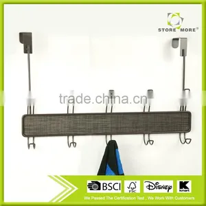 Metal Door Hanging Rack, 5 Hooks thumbnail-1