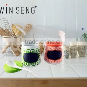 New Design Kitchen Porcelain Container Air Tight Food Canister thumbnail-1