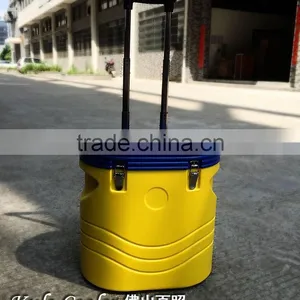 ALL SIZE Trolley PE Plastic Portable Round Picnic Cooler Box for Bike thumbnail-6