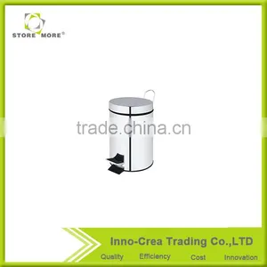 3L Small Silvery Garbage Can thumbnail-1