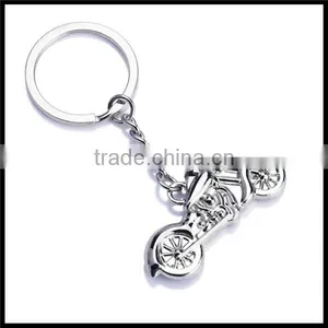 Souvenir Shaped Motorcycle Key Ring Custom Metal Keychains Wholesale Keyring thumbnail-1