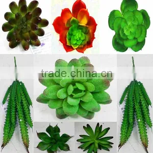 2016 MINI Cute Artificial Succulent Plants for Artificial Green Wall Decoration thumbnail-2