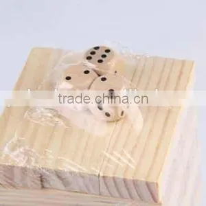 48PC Wooden /Stack Game With Three Dice Building Block/Board Game thumbnail-3