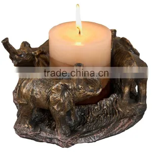 Bronze Elephants Candle Holder For Home Decoration thumbnail-1
