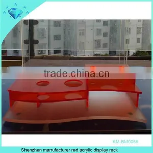Shenzhen Manufacturer Red Acrylic Display Rack thumbnail-1