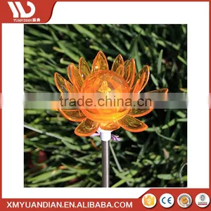 Rotating Flower Garden Stake Outdoor Yard Decor Led Lamp Solar Landscape Light thumbnail-3