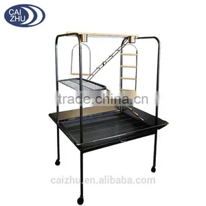 Large 167cm Parrot Bird Play Stand Play Gym With Swing Ladder Stair Perch Cage thumbnail-1