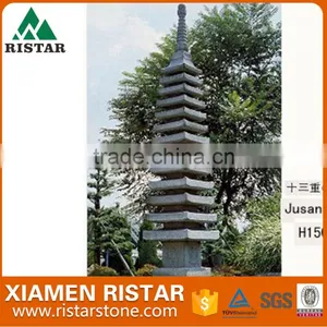 Japanese Style Garden Granite Stone Lantern Rankei thumbnail-3