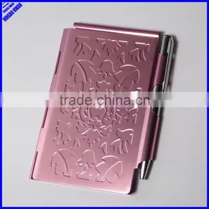 Hot Selling Alunimium Memo Pad With Pen Holder thumbnail-1