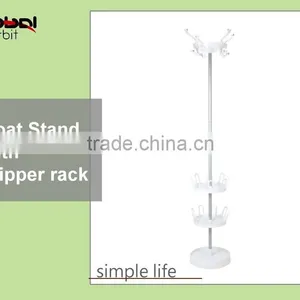 Home Product Shoe Holder With Clothes Rack, Colorful Metal Hat and Coat Hanger Rack thumbnail-4
