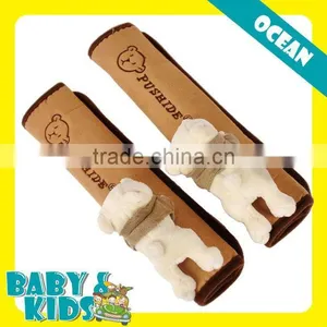 Baby Car Belt Shoulder Pad With Imitation Leather Velvet thumbnail-1