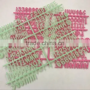 Custom Colorful Plastic Letters for Felt Letterboard thumbnail-4
