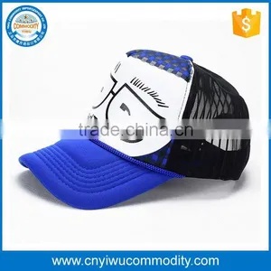 Custom Embroidery White Trucker Hat Mens Trucker Print Cap Adjustable Mesh Back Hat thumbnail-1