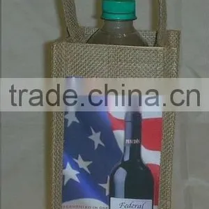 Ideal Promotional Jute Wine Bag thumbnail-1