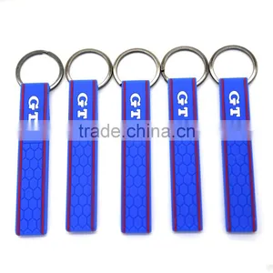 Promotional Gifts Wholesale Silicone GTI Keychain 3d Pvc Rubber Keychain Keyring thumbnail-4