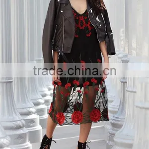 China Wholesale Fashion OEM Dresses Women Summer Women Mesh Dress thumbnail-1