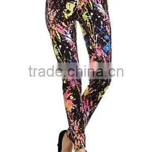 Women Fashion Leggings-stretchy and Fashion Hot Cartoon Tight Printed Leggings Sexy Beauty Stretch Casual Women Leggings And Top thumbnail-2