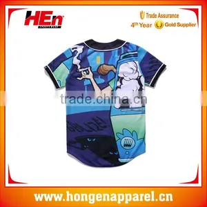 Wholesale Sublimation Online Cheap Custom Baseball Jersey thumbnail-2
