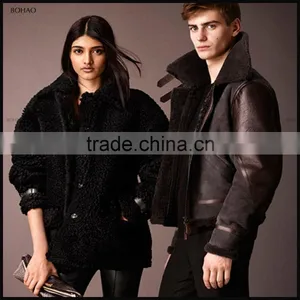 Usa Made in China Wholesale Price Pattern Coats Faux Fur Popular Winter Warm Short Cross Winter Jackets thumbnail-1