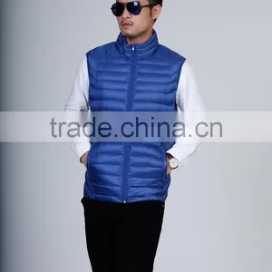 Wholesale Ultra Thin Foldable Men Winter Duck Feather Vest thumbnail-1