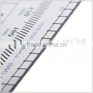 Kearing, Flexible Plastic Square Protractor, Transparent 1mm Thickness Plastic Square Plotter for Pilot Training #KPP-4 thumbnail-5