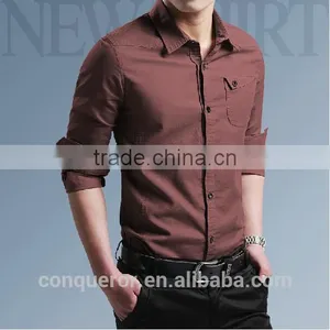 Men's White Linen Shirt HOT! MSRL0047 thumbnail-1