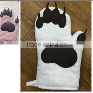 BEAR HANDS- COTTON OVEN MITTS,bear Hand Oven Mitts thumbnail-1