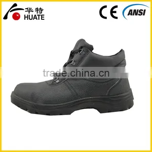 Anti-Static High Cuff Waterproof Safety Shoes With Genuine Leather thumbnail-3