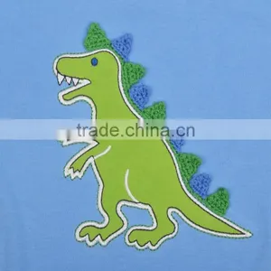 Dinosaur Pattern Baby Animal Romper Cotton Knitted Romper Bodysuit thumbnail-4