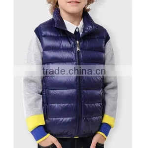 2015 New Fashion Kid's Winter Durable Short Down Vest thumbnail-3