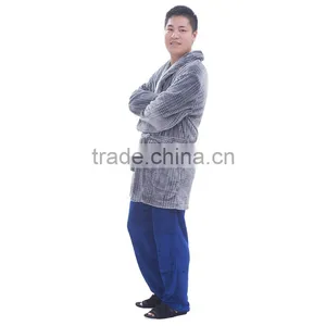 Polyester Flannel Bathrobe ,man Sexy Nightwear thumbnail-2