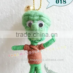 Handmade Keychains Keyrings Voodoo Doll String Accessories Bag Gifts thumbnail-1