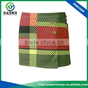 2017 Latest Fashion Color Design Ladies Slim Fit Dry Fit Skirt, Golf Skirts thumbnail-5