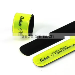 Promotional Custom Design Reflective PVC Slap Band thumbnail-6