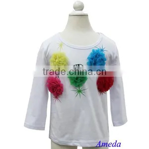 Christmas Light White Long Sleeves Top 1-7Y thumbnail-1