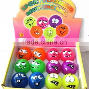 LED Flashing Rubber Bouncing Ball Kids Toy Rubber Ball thumbnail-1
