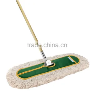 Industrial Strength Washable Cotton Dust Mop Refill, Thick Tufted Replacement Head For Home & Commercial Use Flat Mop thumbnail-1