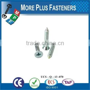 Made in Taiwan High Quality Stainless Steel Cross Recessed Self Drilling TEK Screw thumbnail-1