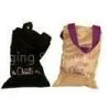 Closet Satin Bag, Fabric Carrier Bags Printed With Ribbon Handle 18 * 23 mm thumbnail-1
