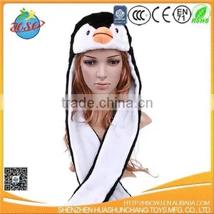 Custom Plush Penguin Winter Hat thumbnail-2