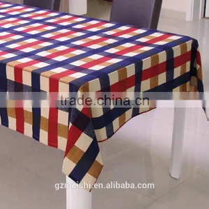 Factory Price PVC Table Cloth With Hand Embroidery Designs Made in China thumbnail-4