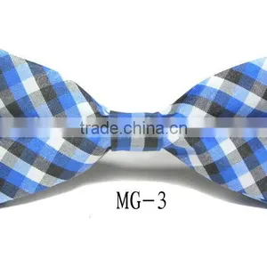 Cotton Checkered Children Kid Boy Toddler Baby Child Pre Tied Neck Bow Tie thumbnail-4