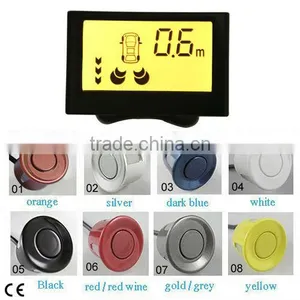 Three Colours LCD Display Parking System Car Radar Detector thumbnail-4